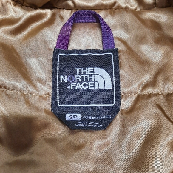 The North Face Morgan Plaid Soft Shell Women's Winter Jacket Purple Blue Small - Picture 7 of 8